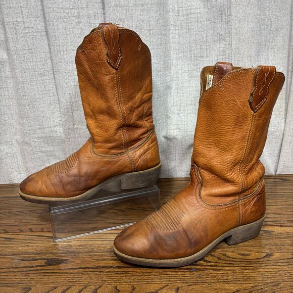 Georgia Boot G4742 Men’s 12” Wellington Work Boots Oak Harness Leather 10W - Picture 2 of 8